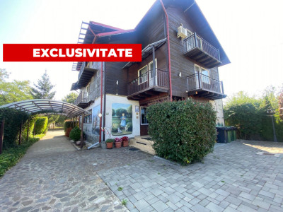 Pensiune la cheie  + casa in inima naturii, teren - 2400 mp, 5