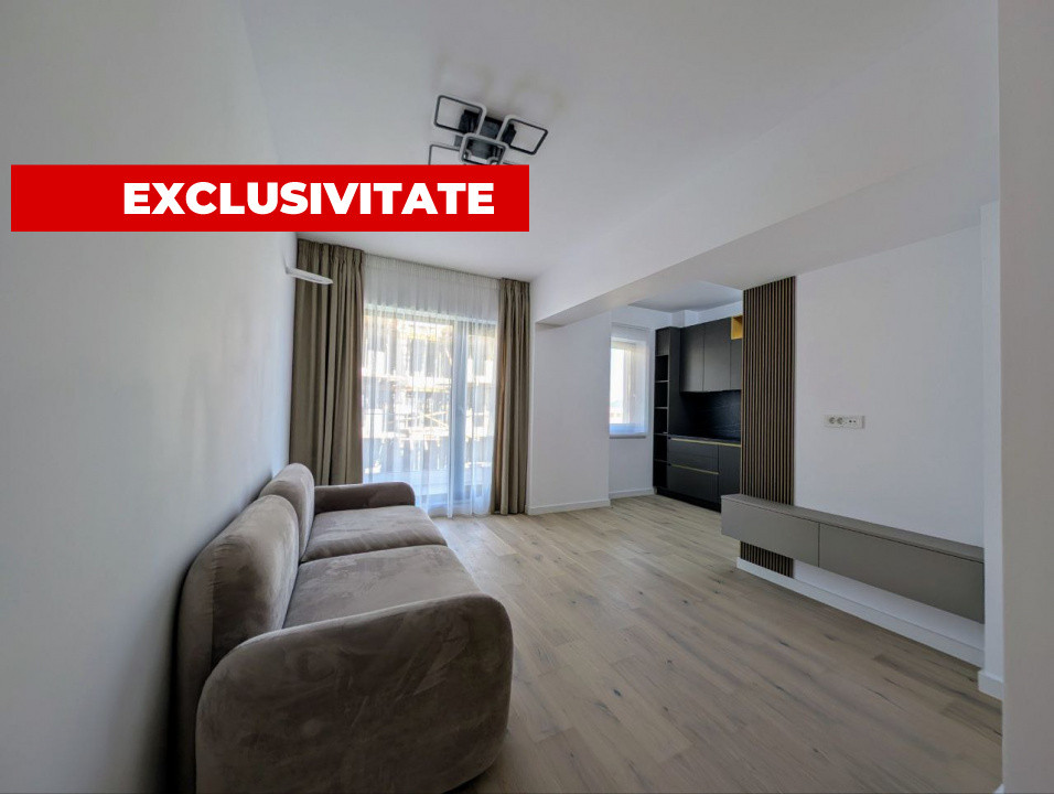 Apartament 2 camere  – COMPLET MOBILAT – First Pipera