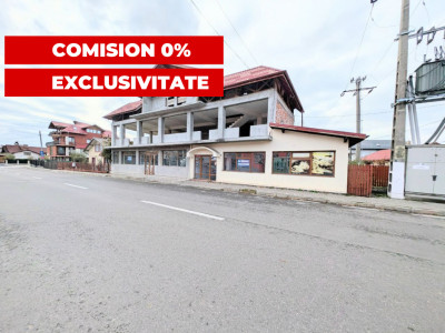 Investitie ideala - Cladire cu Spatiul Comercial la Parter, Teren  845 mp 